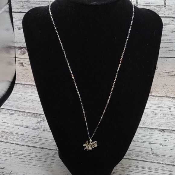 Sterling Silver I Love You necklace. P1 - Picture 2 of 6